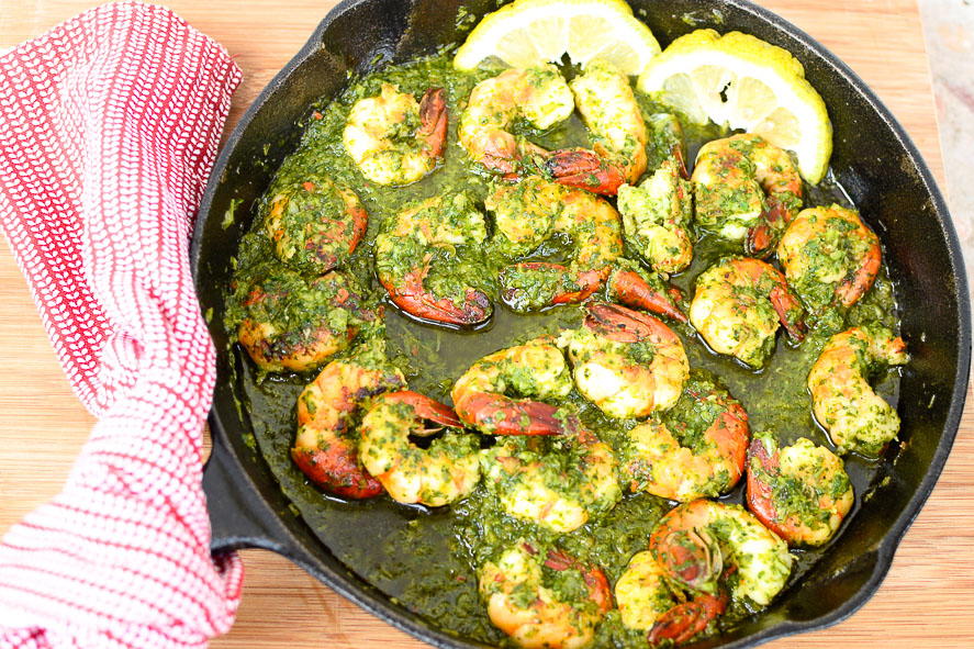 Chimichurri Shrimp with Tomatoes terbaru