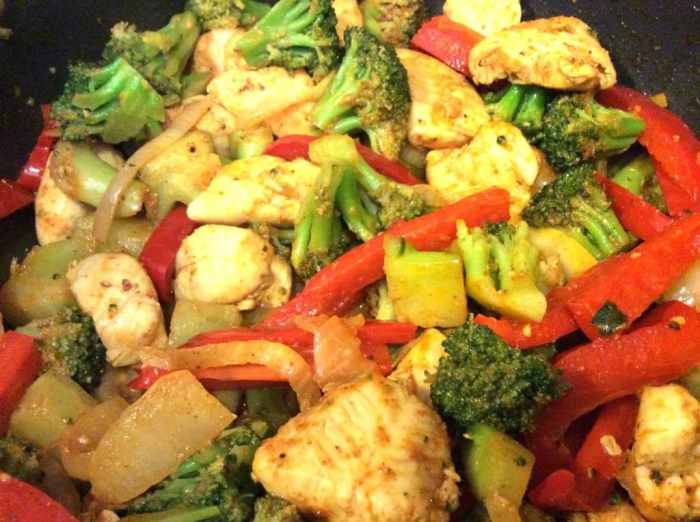 stir fry chicken chestnuts water recipe