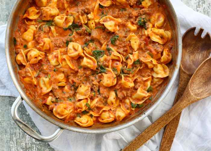 Baked Tortellini with Sausage terbaru