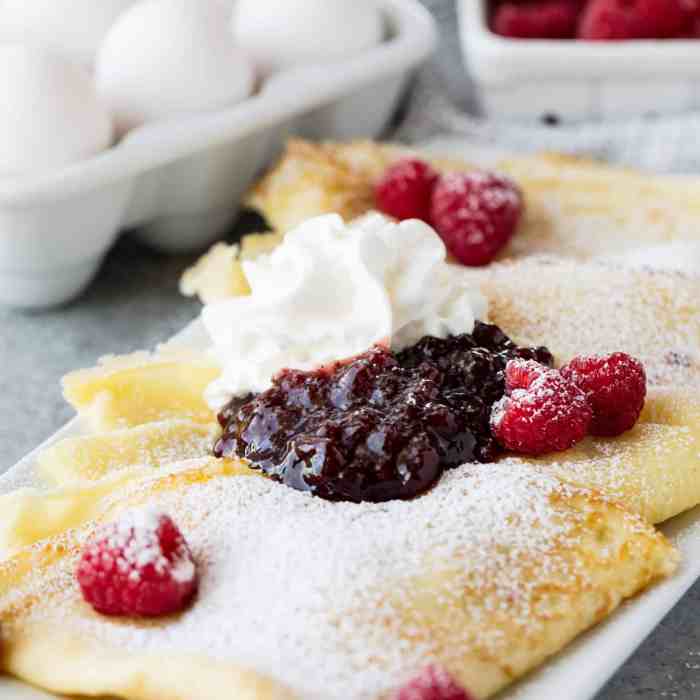 swedish pancakes square brunch thestayathomechef jam cream fluffy