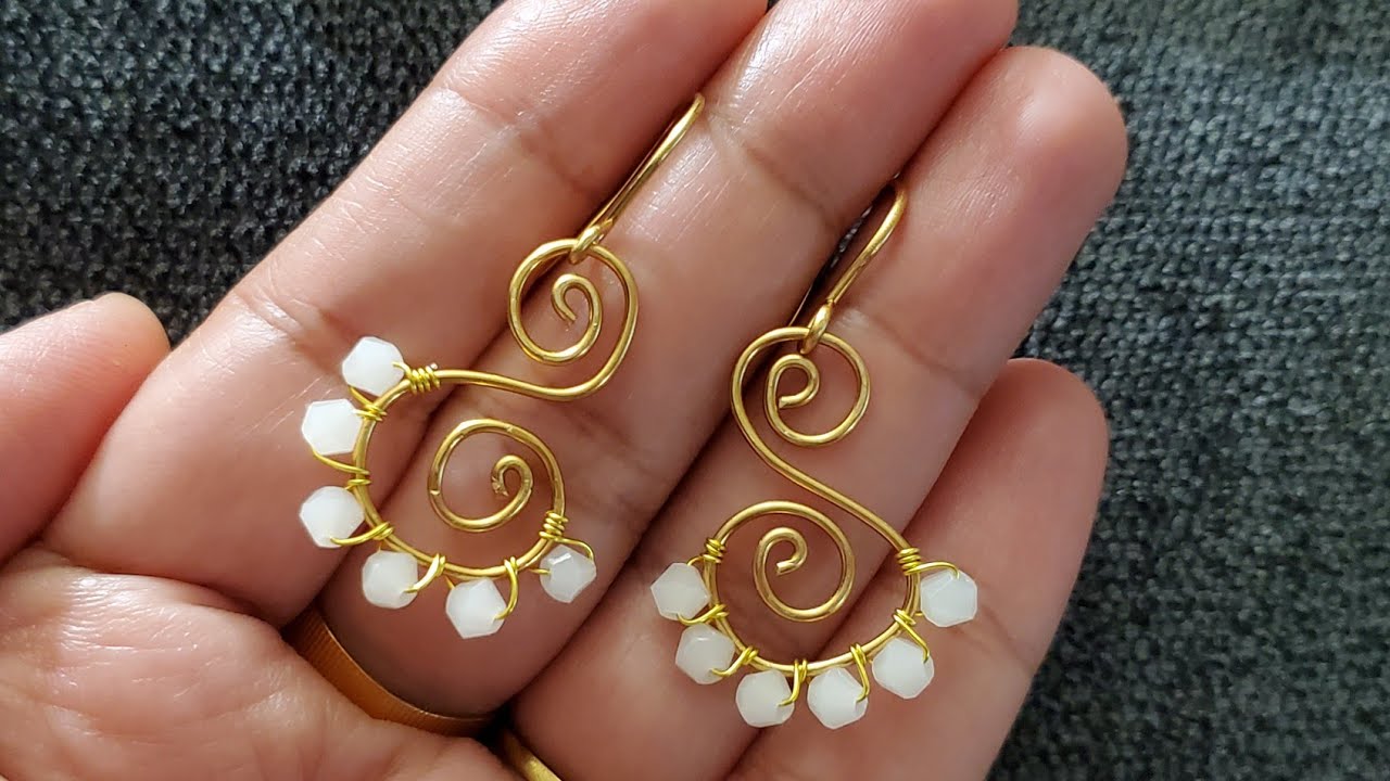 Simple handmade earrings